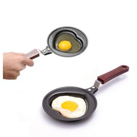 Lovely Heart Shaped Pan Fried Egg Frying Pans Mini Cook Non Stick