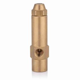 Solid Brass Construction Diesel Heavy Oil Waste Fuel Burner Nozzle 2.0mm Bore Diameter (Option: as picture)