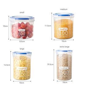 1pc Grain Storage Tank; Plastic Grain Storage Box; Airtight Tank (size: 600 (S))