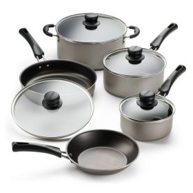 9-Piece Non-Stick Cookware Set, Champagne (Color: Champagne)