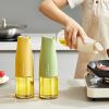 1pc Oil Pot Oil Bottle Household Kitchen Oil Bottle Oil Tank Automatic Opening And Closing Seasoning Bottle 9.31*2.85in