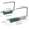 Sink Rack; Telescopic Drain Rack; Kitchen Supplies; Multi-functional Pull-out Storage Rack; Can Be Hung Dishwashing Rag Rack