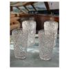 Paisley Acrylic Glasses Drinking Set of 4 Hi Ball (17oz), Plastic Drinking Glasses, BPA Free Cocktail Glasses, Drinkware Set, Drinking Water Glasses